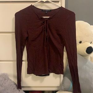 Maroon long sleeve